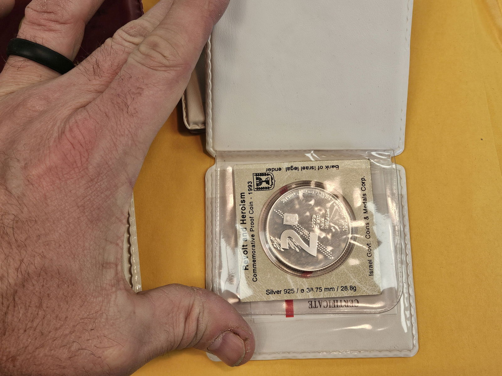 Four SILVER Israel Coin sets - 5