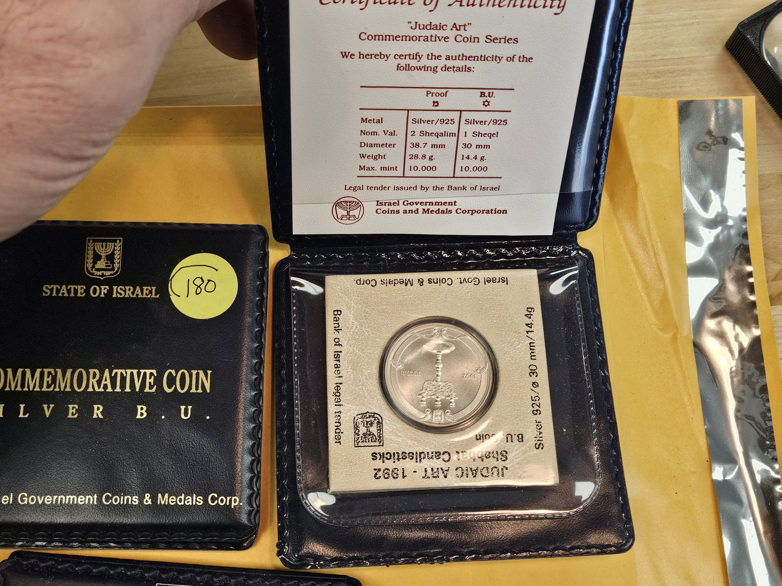 Five SILVER Israel Coin sets - 4