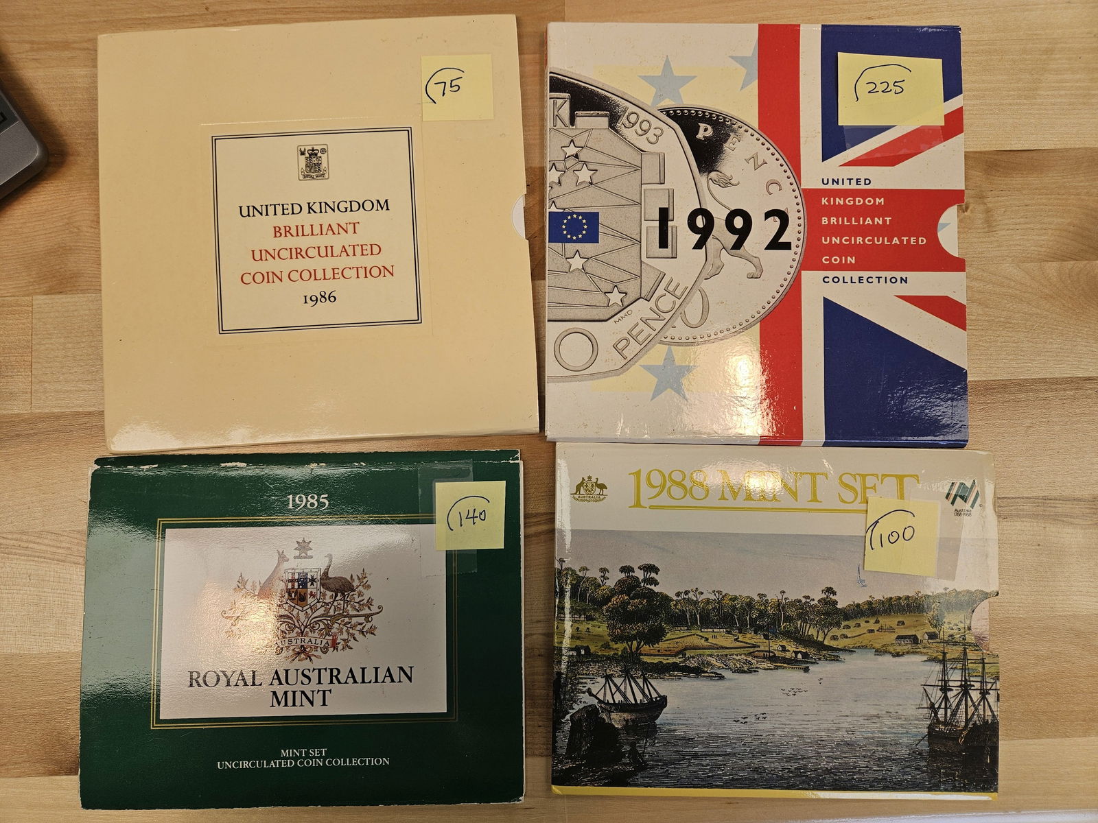 Eight fun, mixed, World coin sets - 6