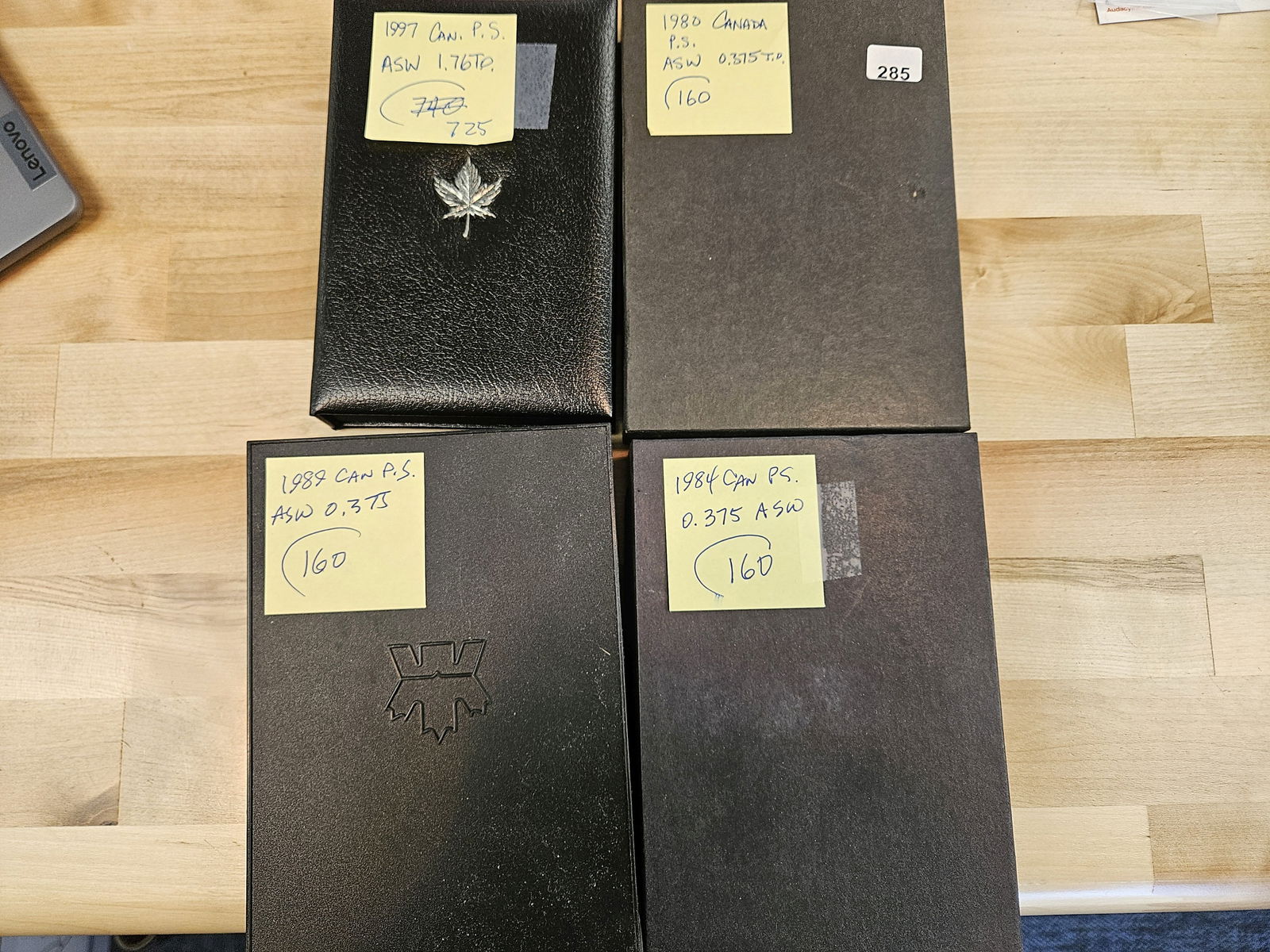 Four Canada silver Proof Sets: All in OGP