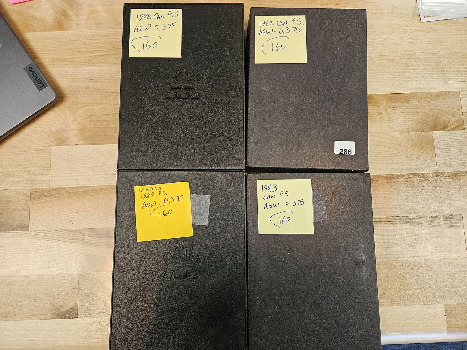 Four Canada silver Proof Sets: All in OGP 