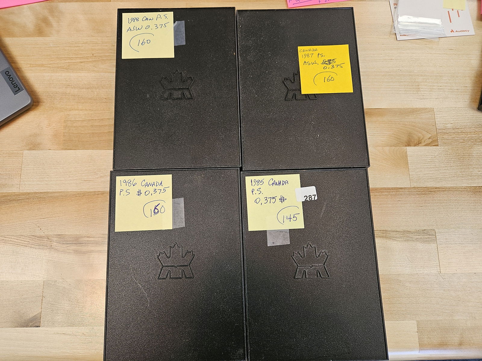 Four Canada silver Proof Sets: All in OGP 