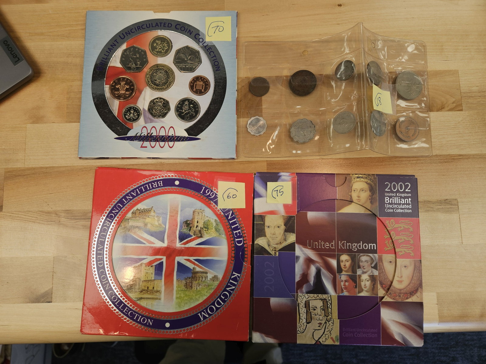Eight more fun, mixed, World Coin Sets - 3