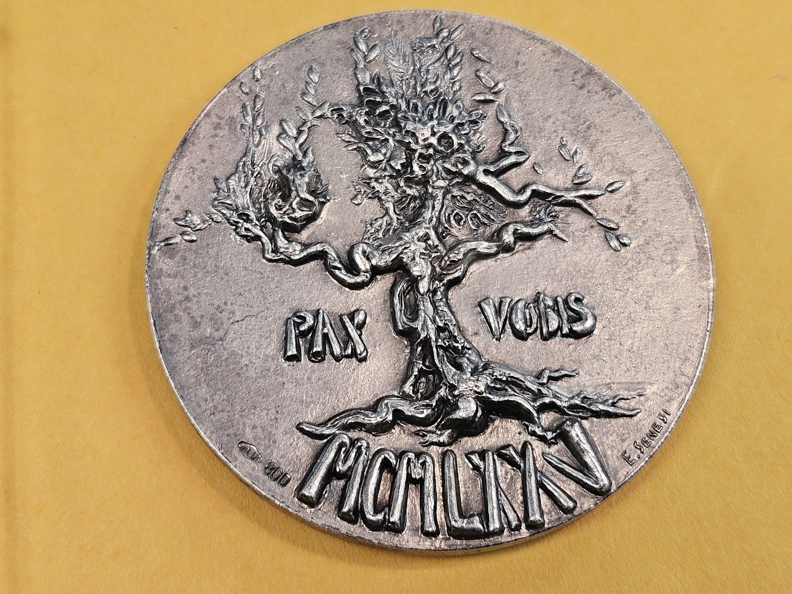 High-Relief 1975 Vatican Silver Medal! - 4