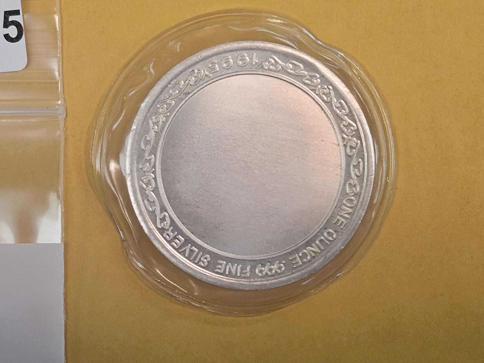 One Troy ounce .999 fine silver art round - 2
