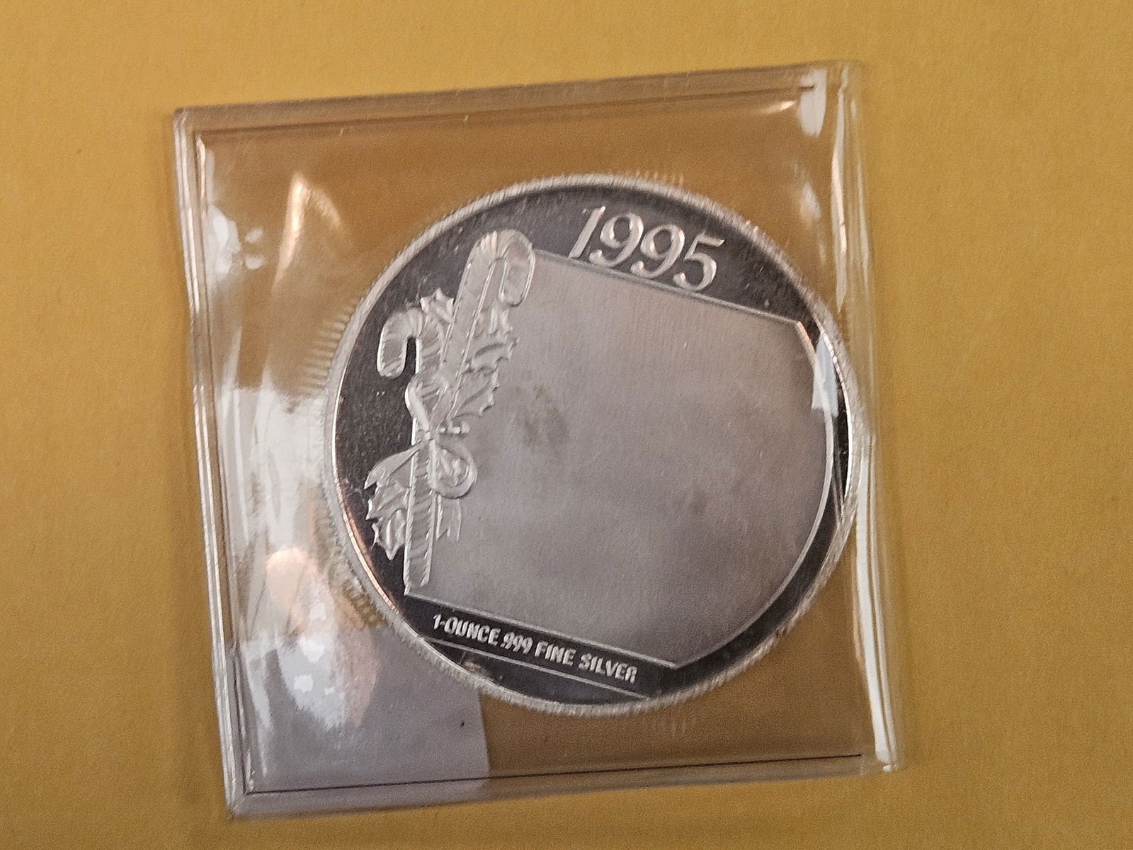 One Troy ounce .999 fine silver Proof art round - 2
