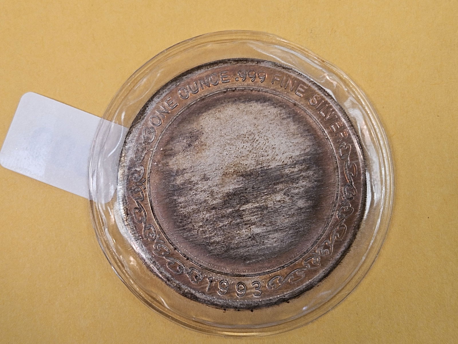 One Troy ounce .999 fine silver Proof art round - 2