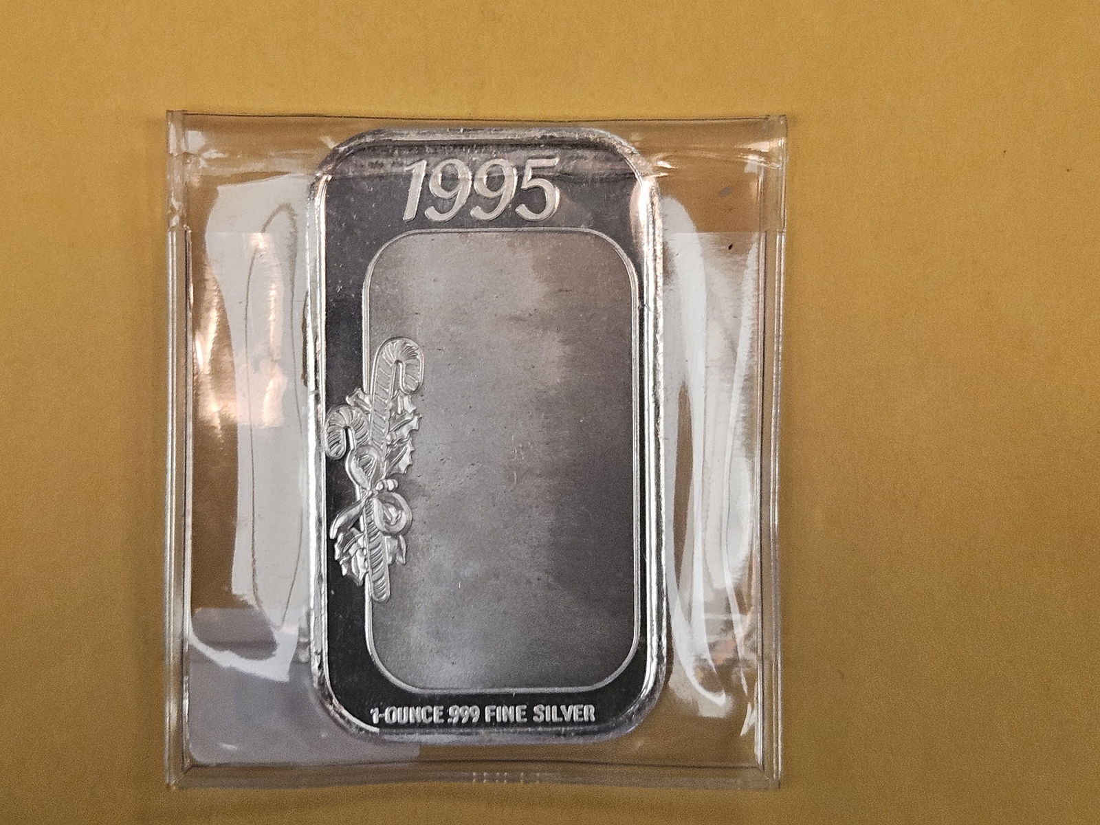 One Troy ounce .999 fine silver Proof art bar - 2