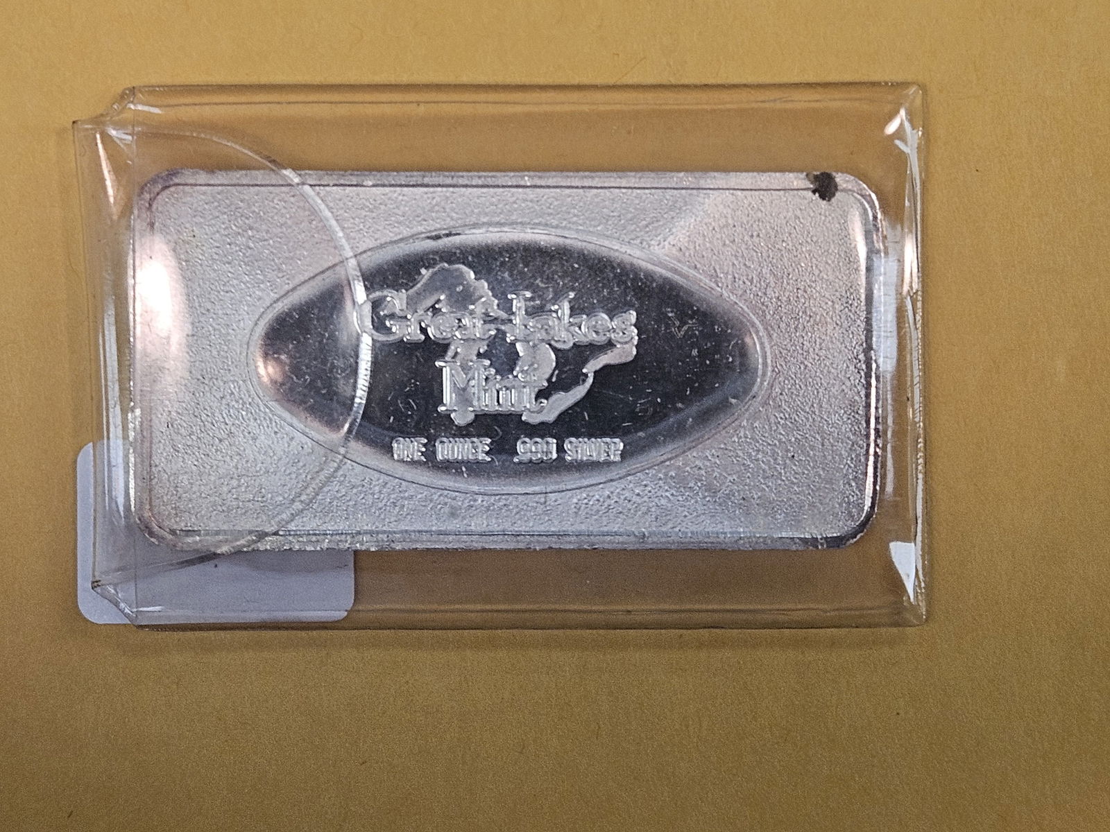 One Troy ounce .999 fine silver Proof art bar - 2