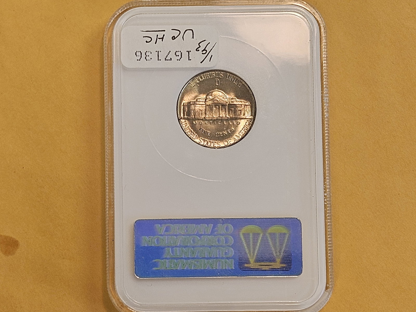 Superb GEM! NGC 1943-D silver wartime Jefferson Nickel in Mint State 67 - 4