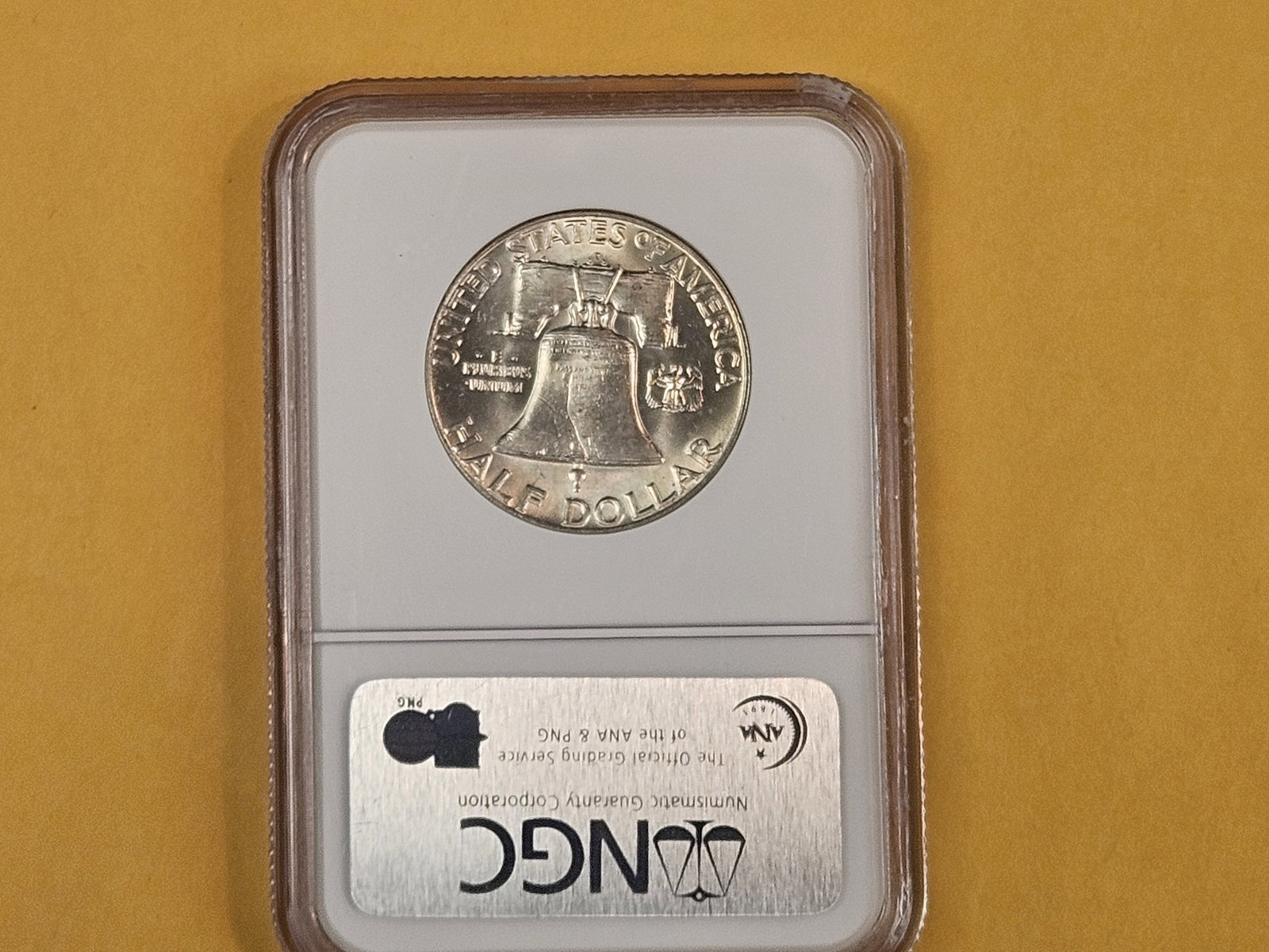NGC 1963-D Franklin silver Half Dollar in Mint State 64 - 3