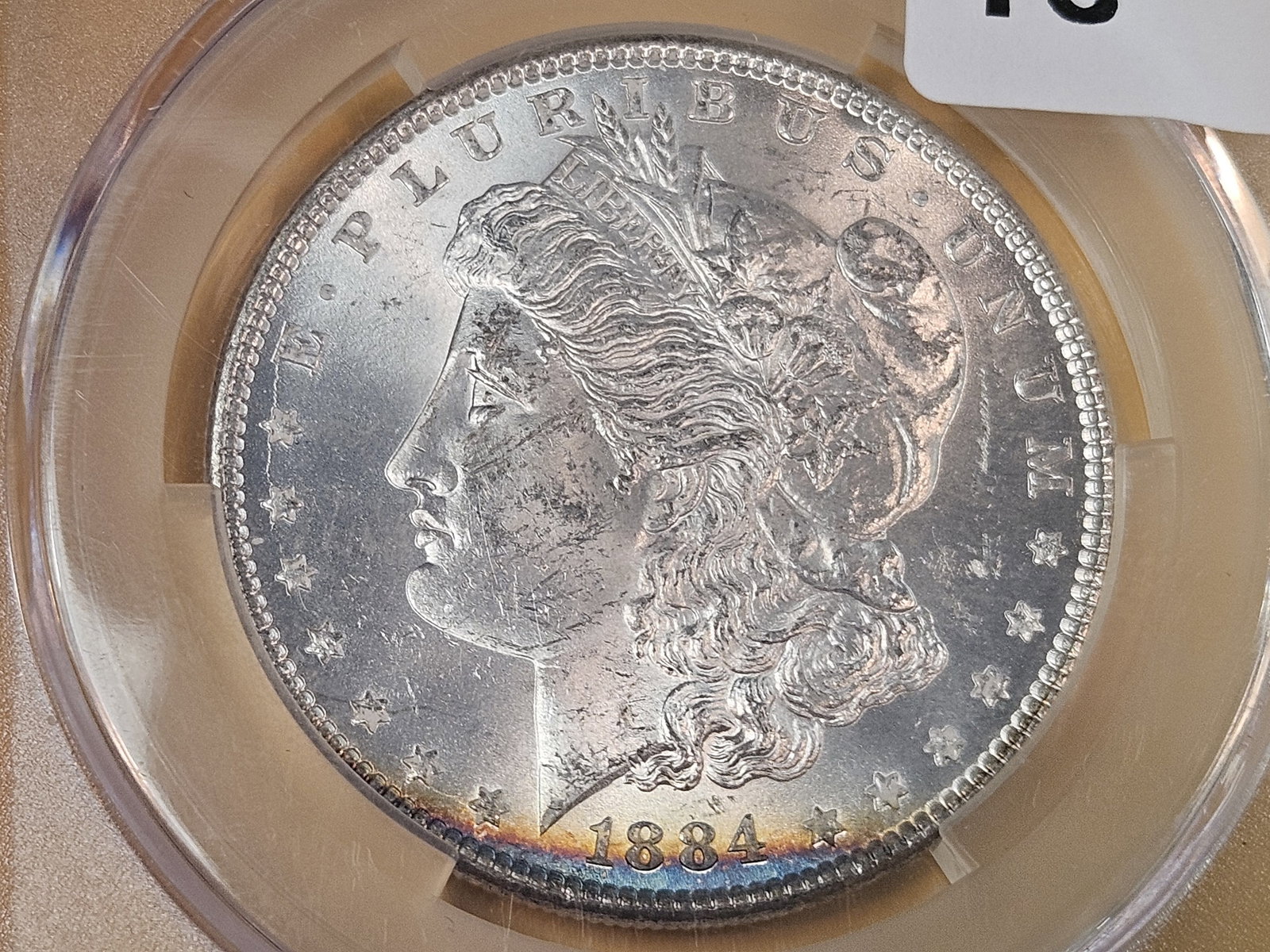 CACG 1884 Morgan Dollar in Mint State 61 - 3
