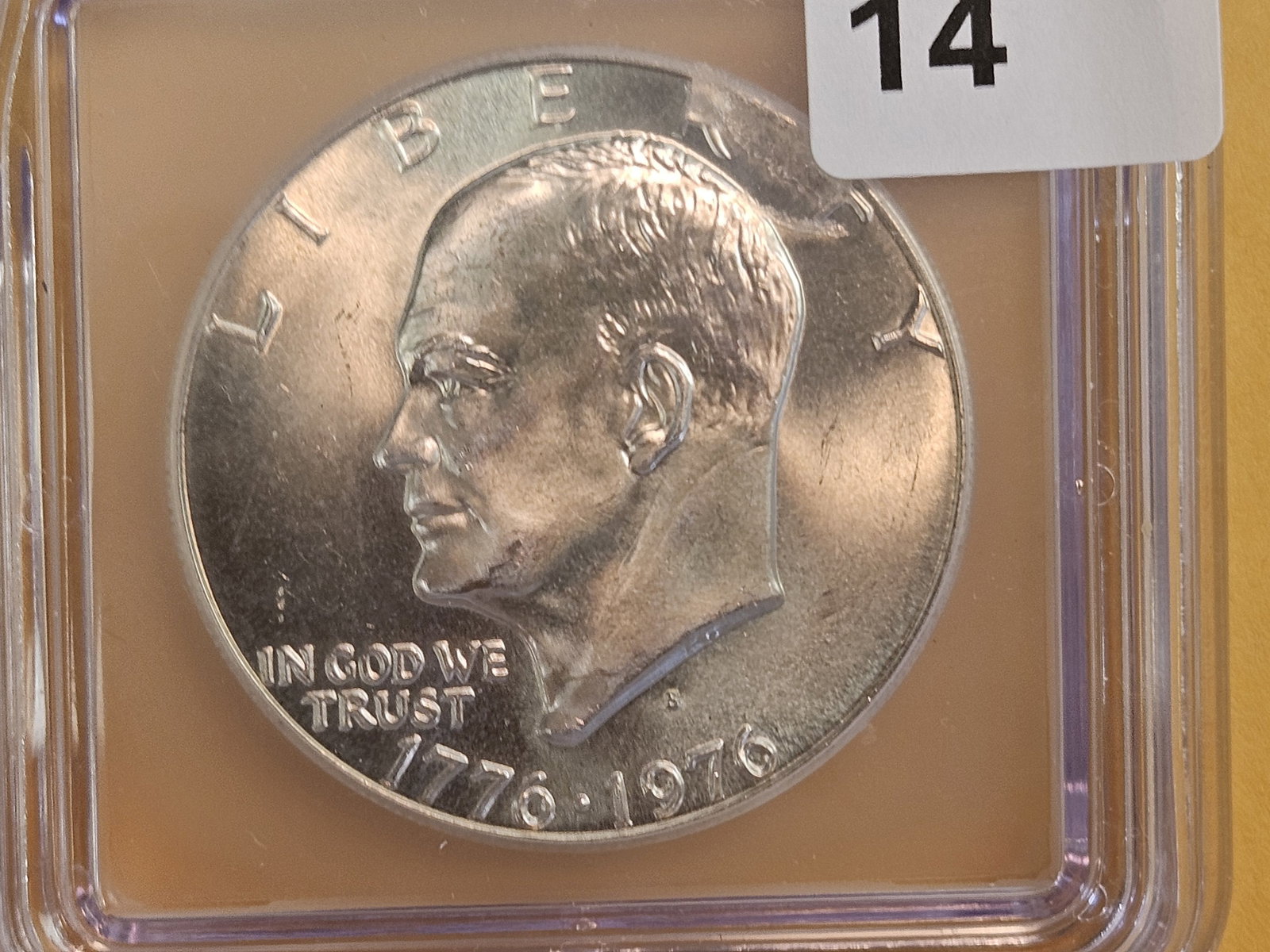 Superb GEM! ICG 1976-S SILVER Eisenhower Dollar: In Mint State 67 