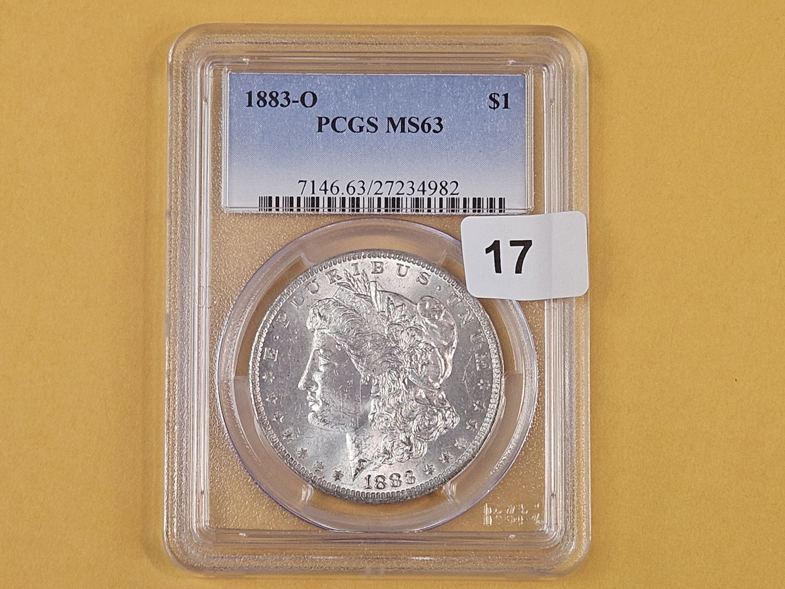 PCGS 1883-O Morgan Dollar in Mint State 63 - 2