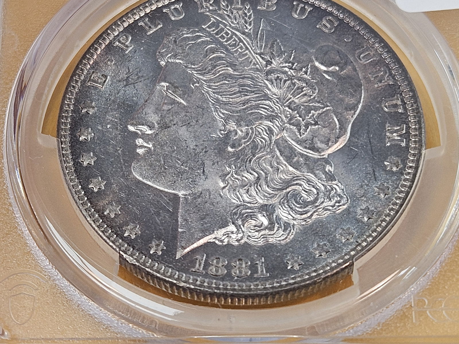 PCGS 1881-O Morgan Dollar in Mint State 62 - 3