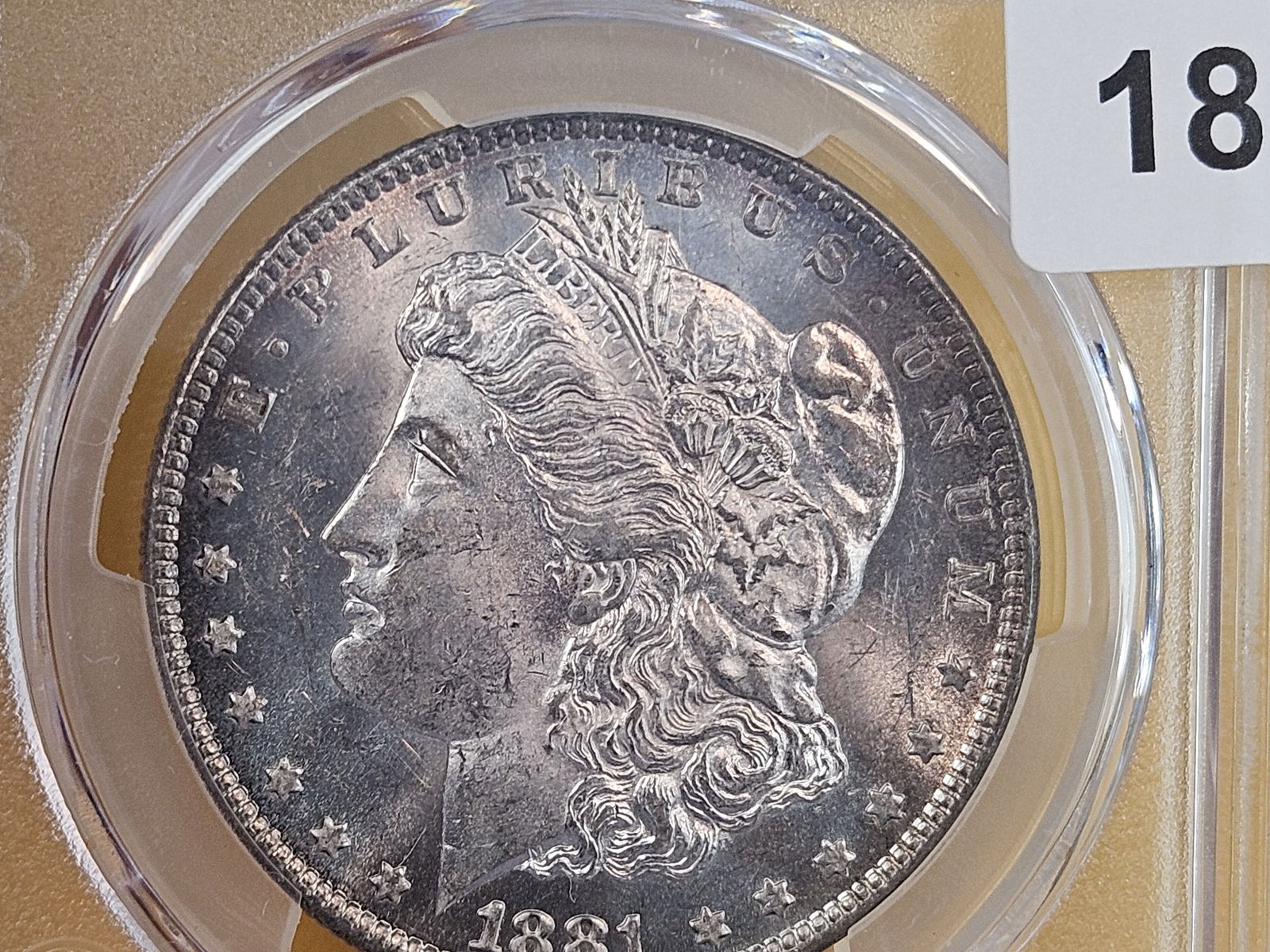 PCGS 1881-O Morgan Dollar in Mint State 62 - 6