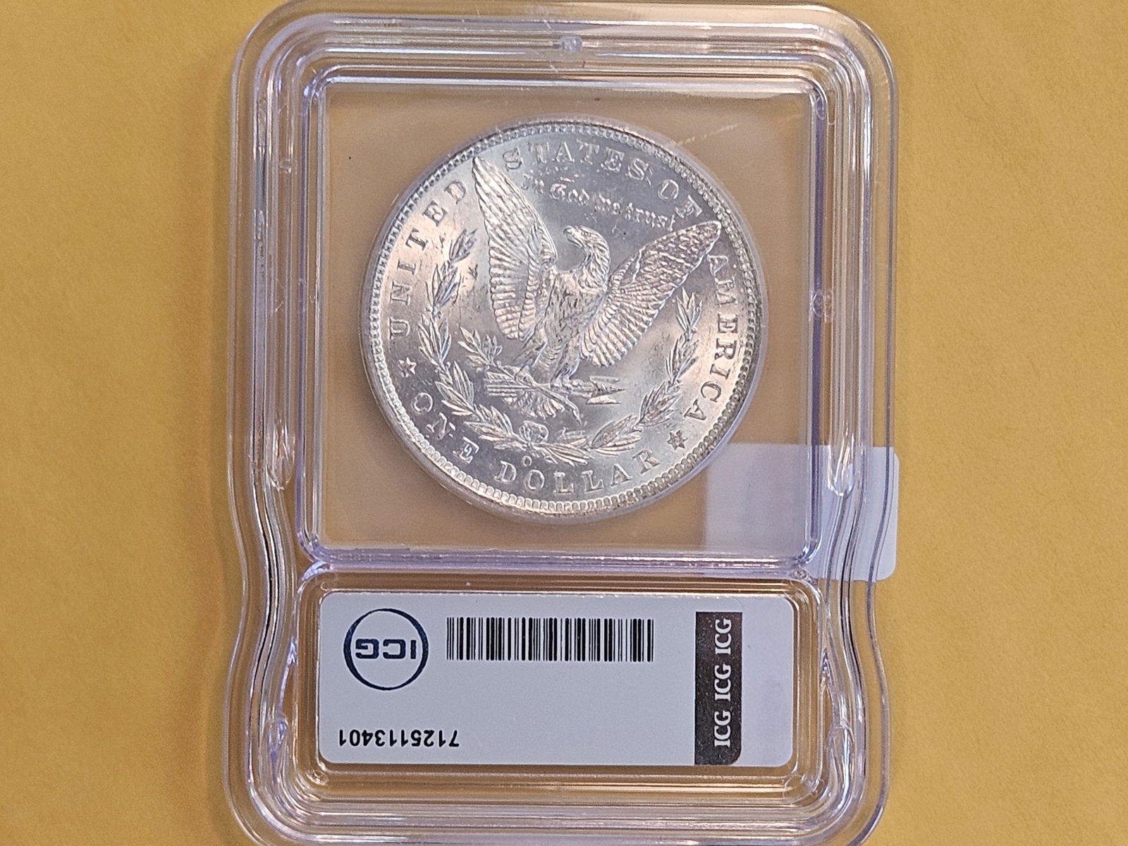 ICG 1885-O Morgan Dollar in Mint State 63 - 3