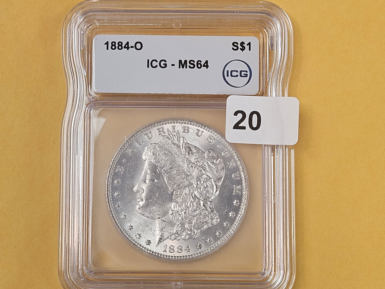 ICG 1884-O Morgan Dollar in Mint State 64 - 2