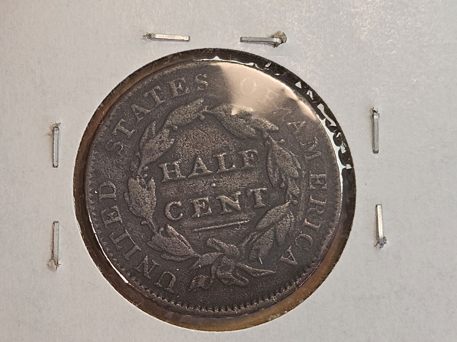 1835 Classic Head Half Cent - 3