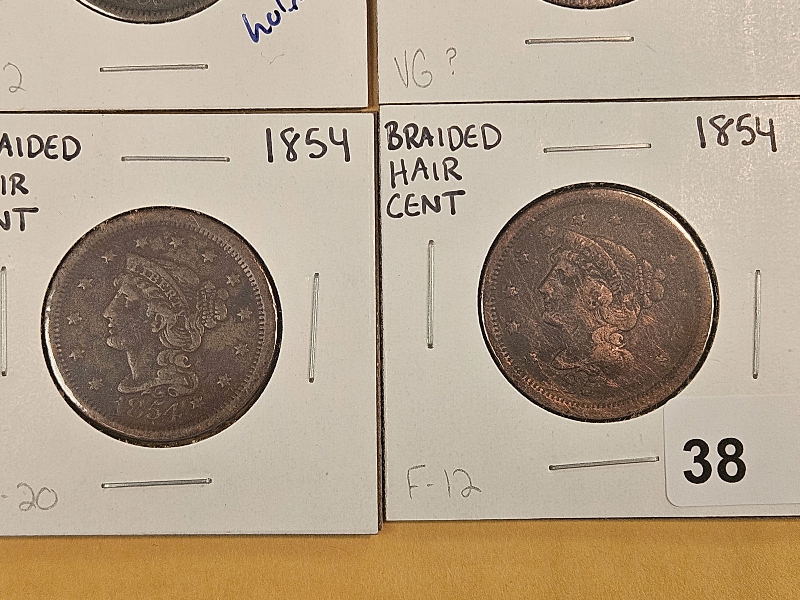 Four more mixed Large Cents - 3
