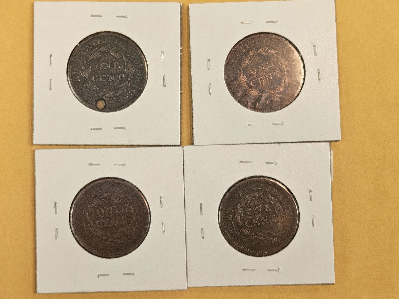 Four more mixed Large Cents - 4