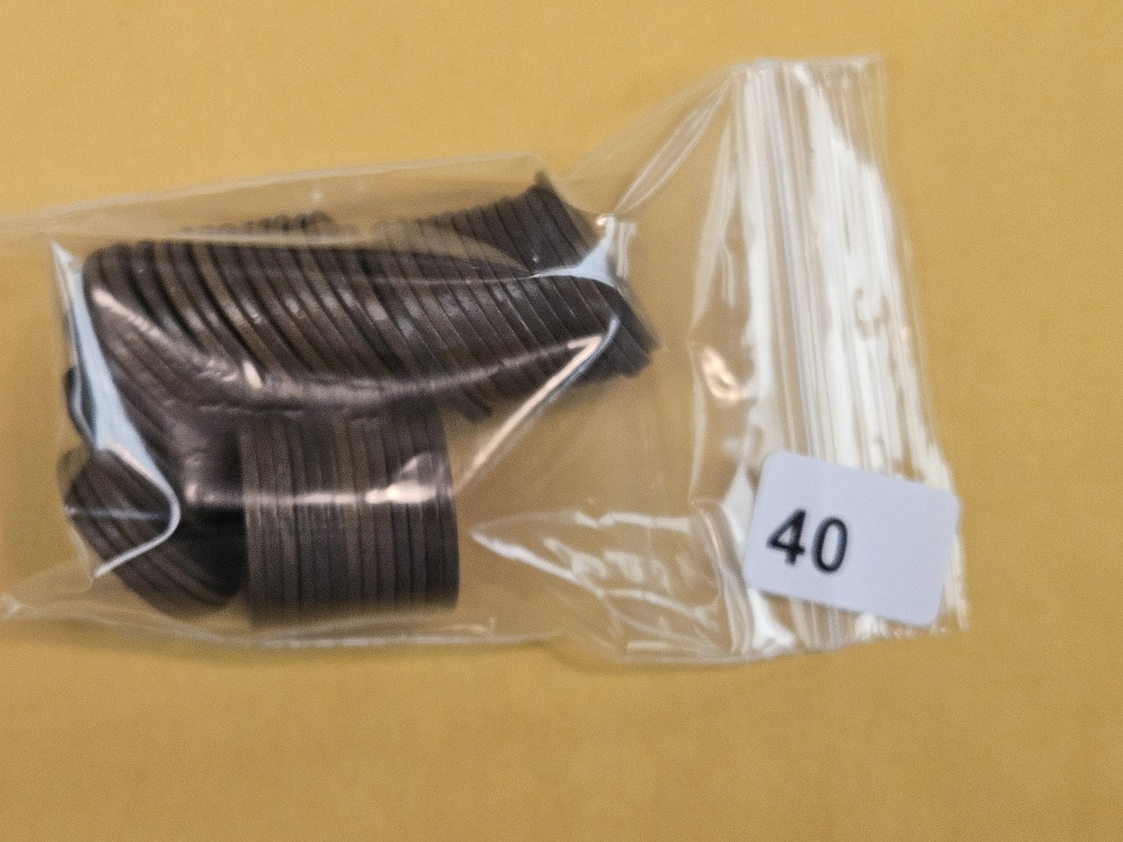 FIFTY Indian Cents: From consignor. Unchecked by us. Circulated 