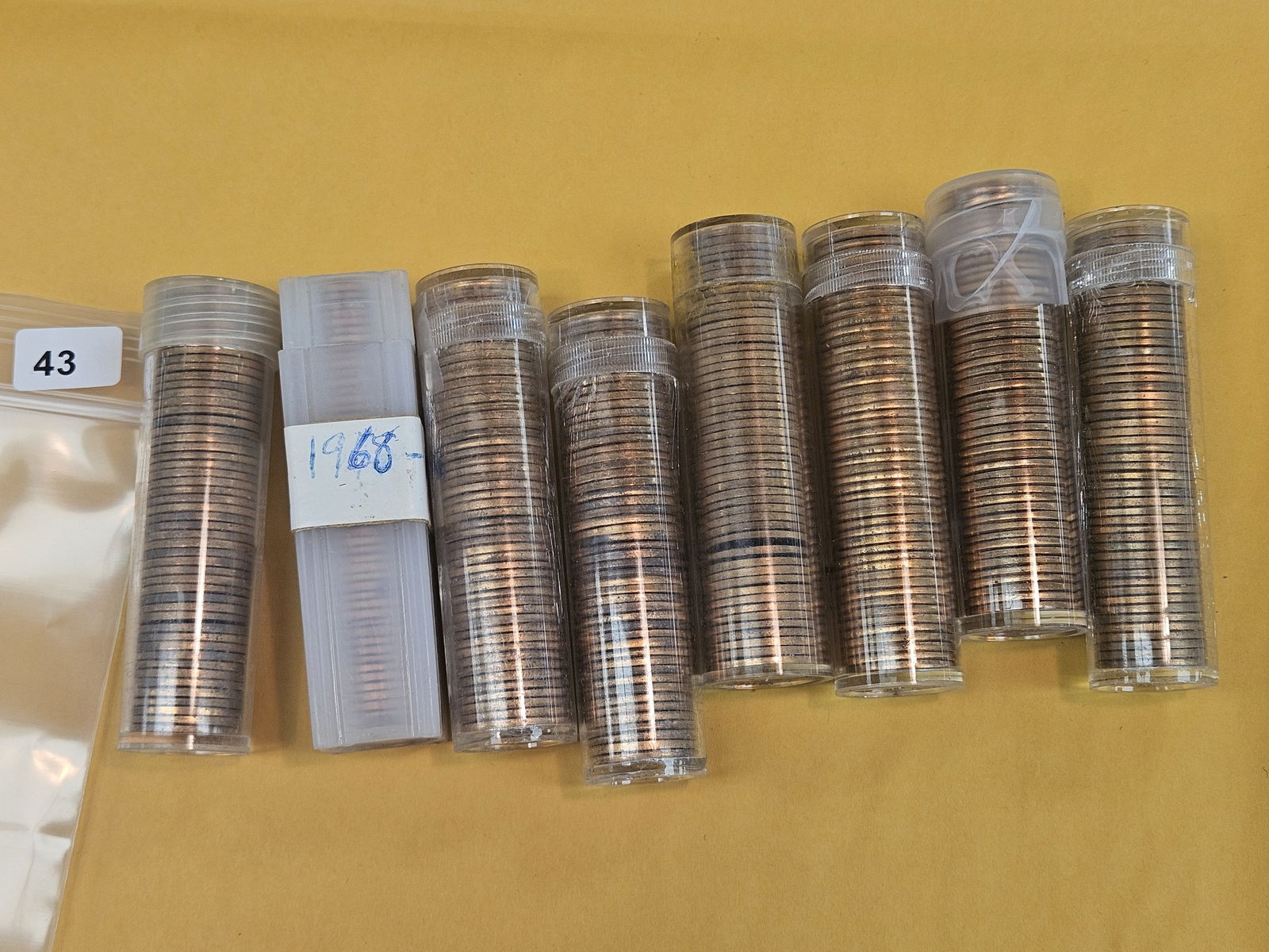 Eight Brilliant Uncirculated rolls of Memorial Cents - 2