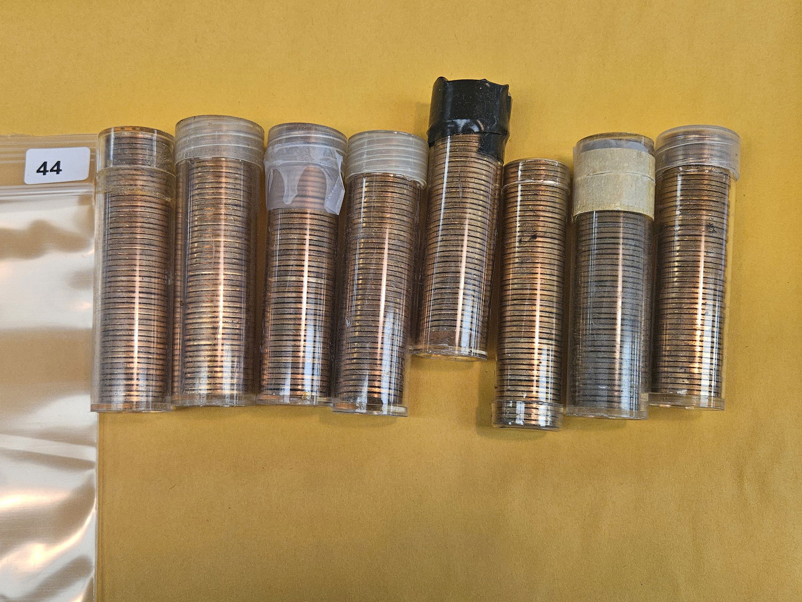 Eight Brilliant Uncirculated rolls of Memorial Cents - 2