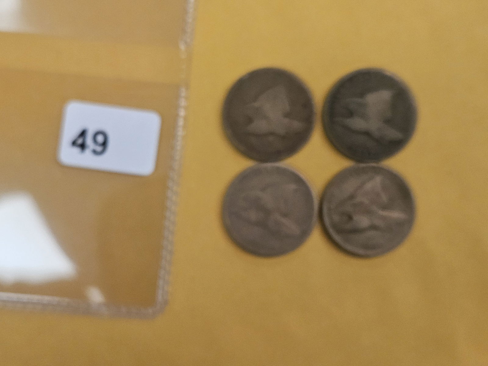 Four Flying Eagle cents - 2