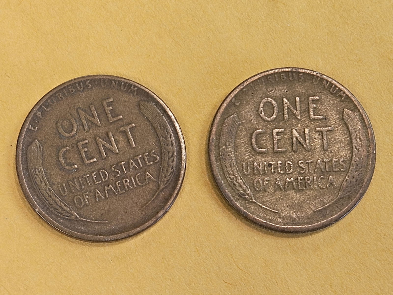 Two Semi-key 1924-D Wheat cents - 3