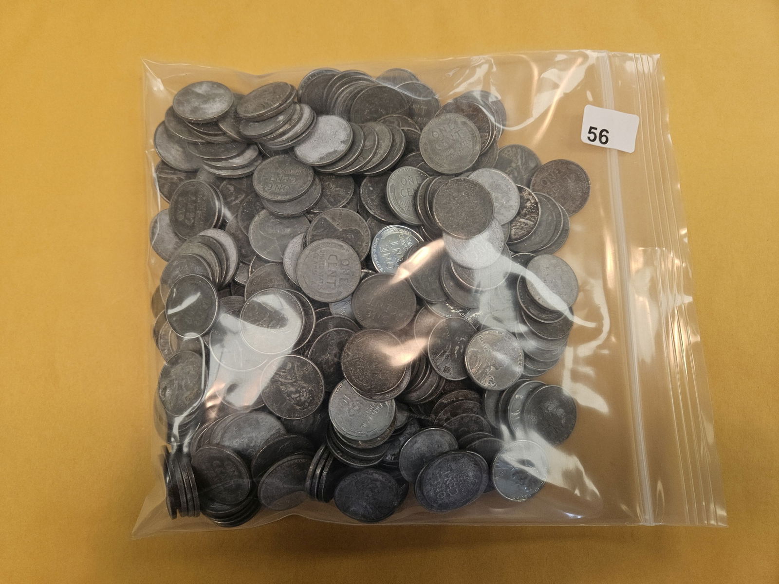 TWO POUNDS of steel Wheat cents: From dealer. Unsearched by us. Most look circulated 