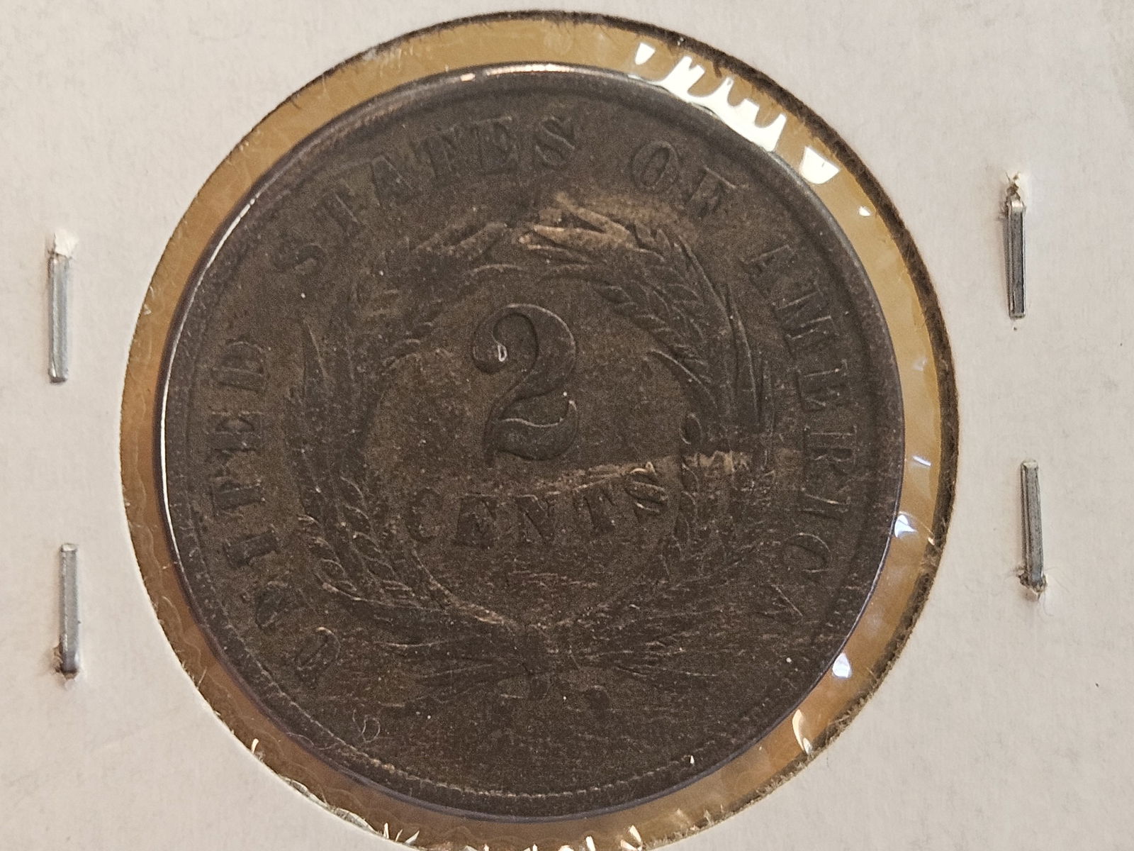 1864 Two Cent piece in Very Fine plus - 6