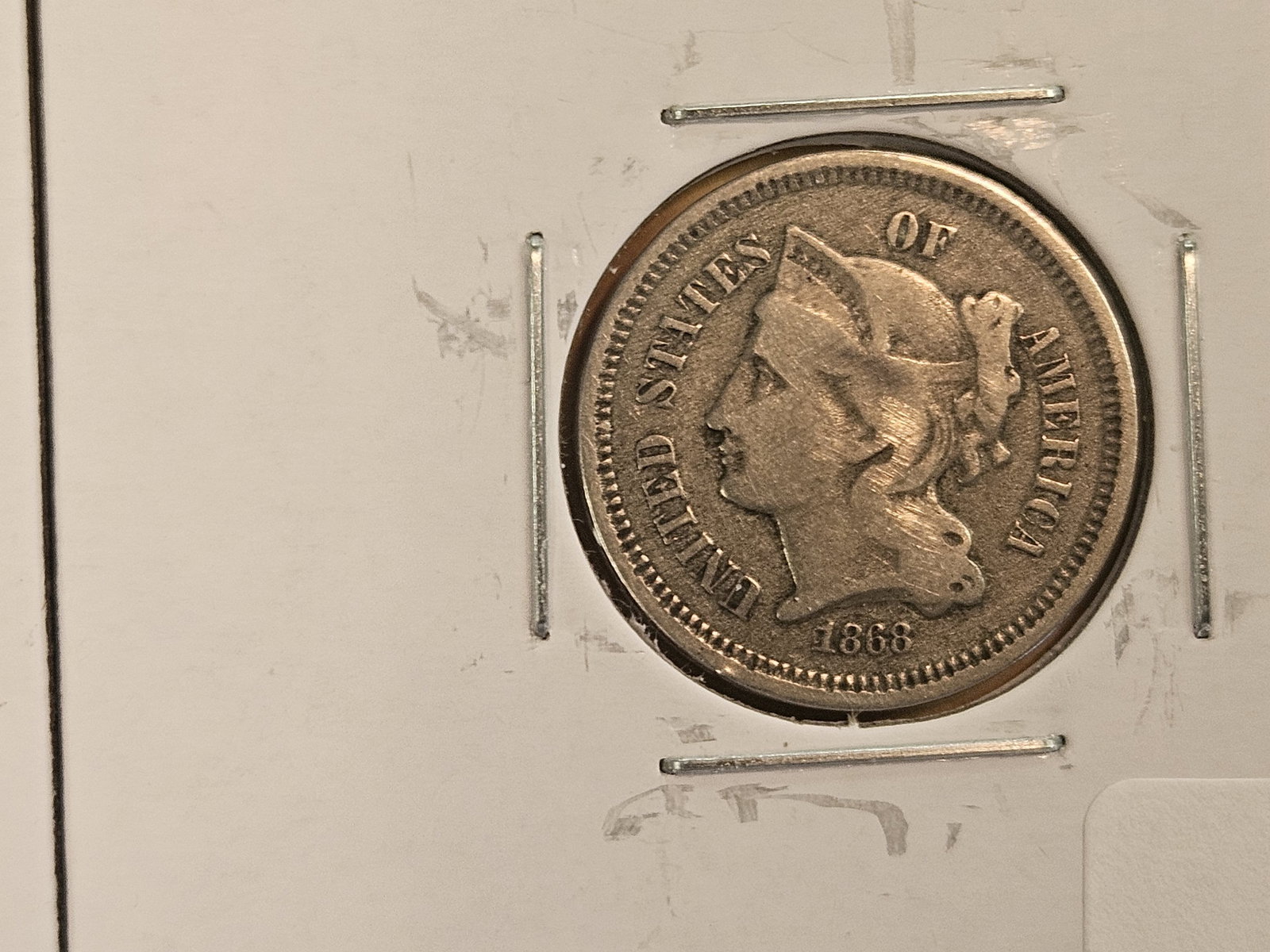 1866, 1868 and 1869 Three Cent Nickels - 3