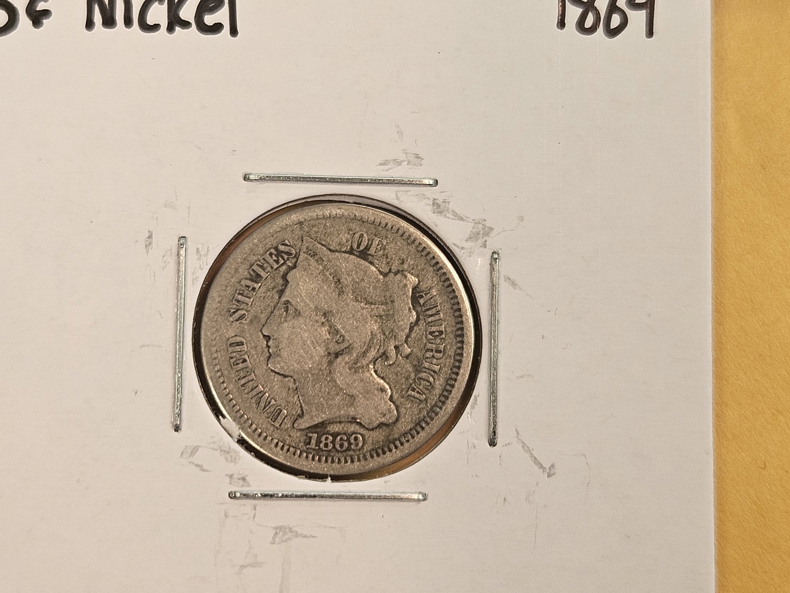 1866, 1868 and 1869 Three Cent Nickels - 4