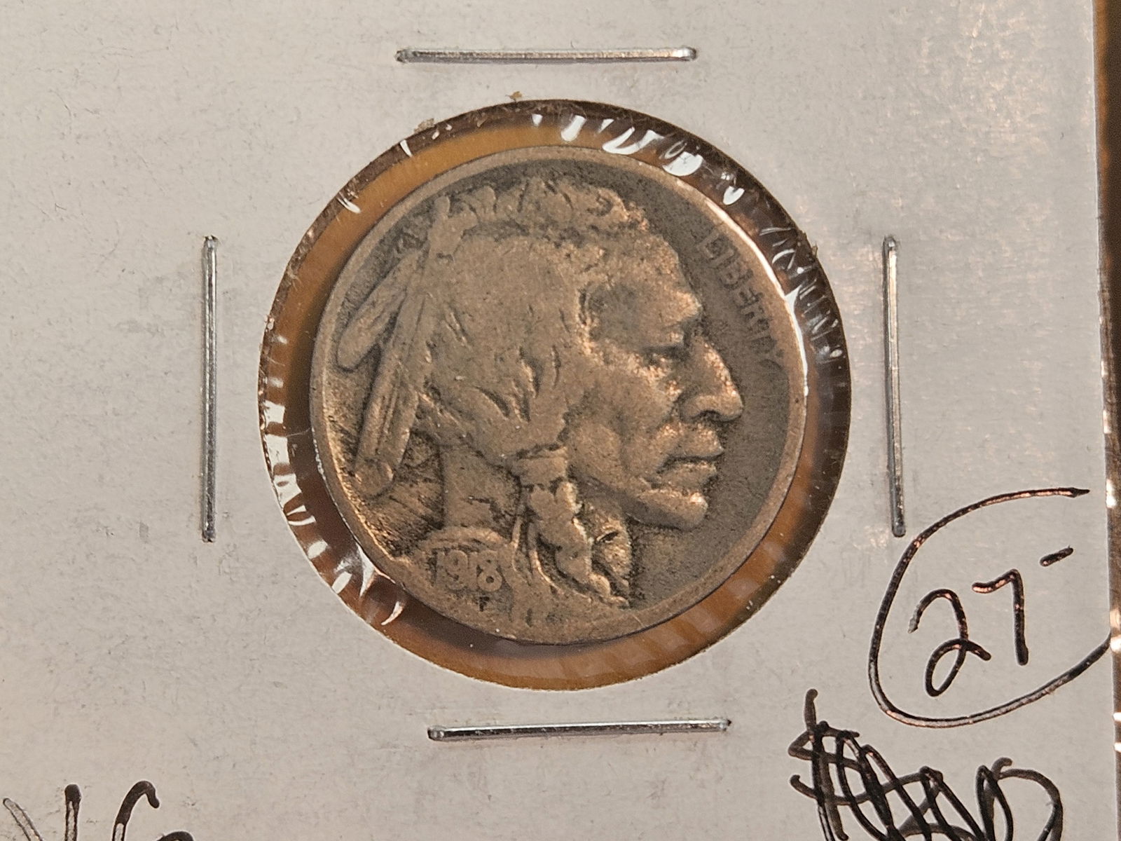 Two Semi-Key Date Buffalo Nickels in Very Good to Fine - 2