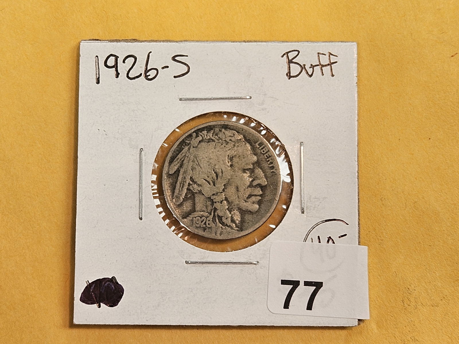 Semi-Key 1926-S Buffalo Nickel in Fine - 2
