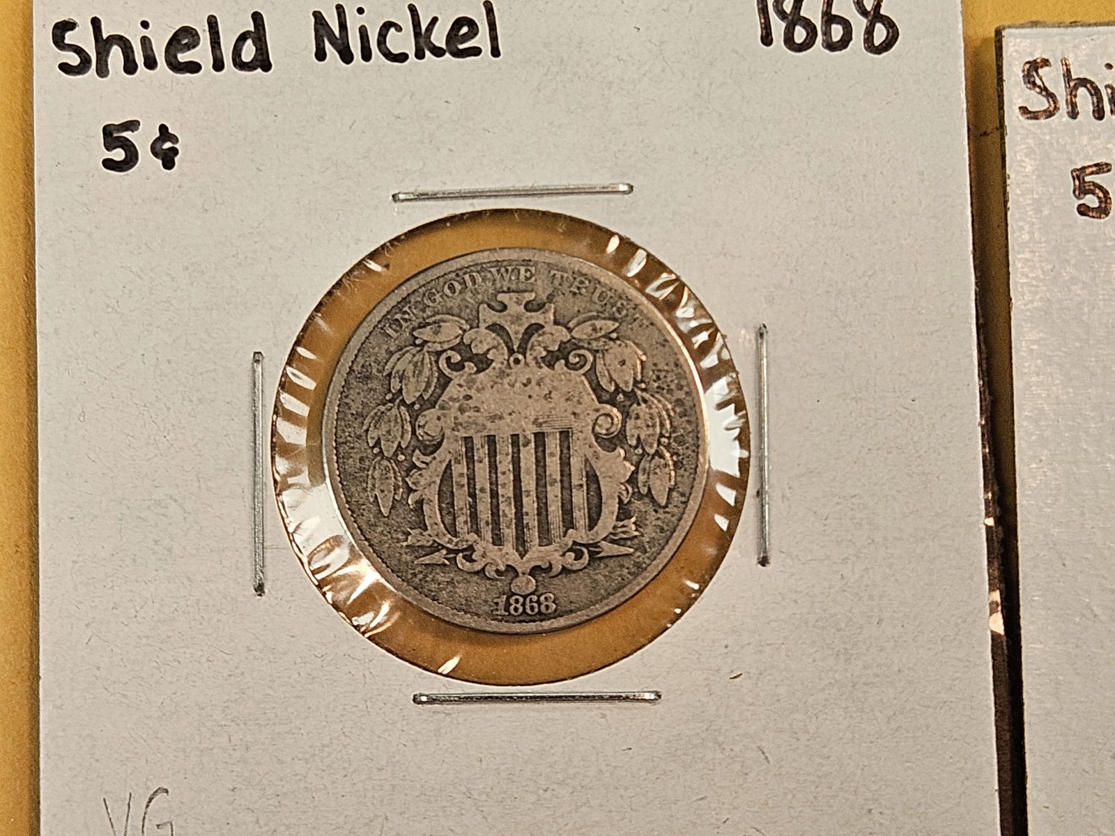 Four mixed Shield Nickels - 2