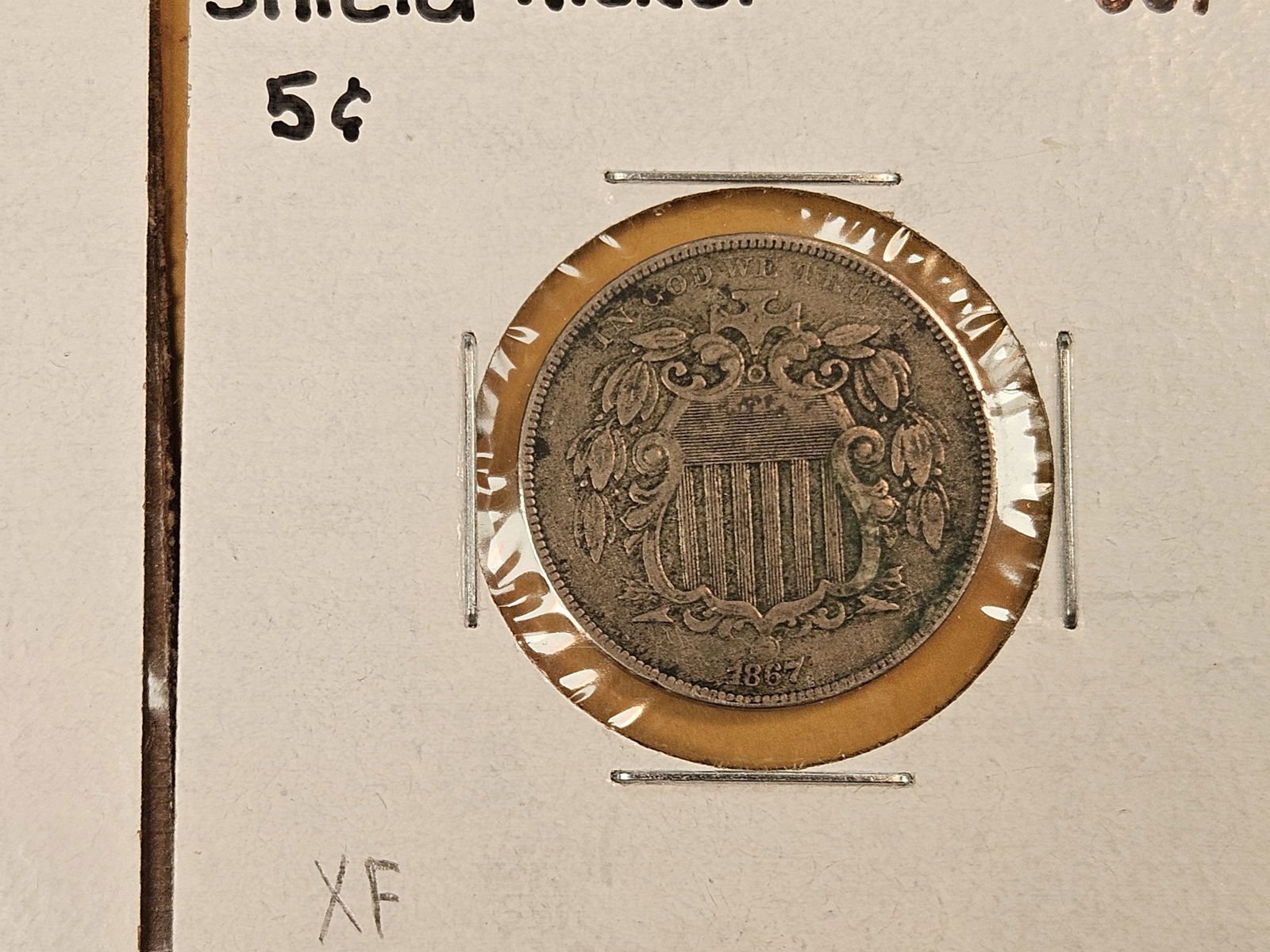 Four mixed Shield Nickels - 3