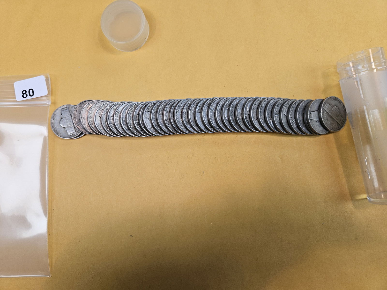 * Full Roll * Better Date Roll of 1939 Jefferson Nickels: Better date roll. All circulated 