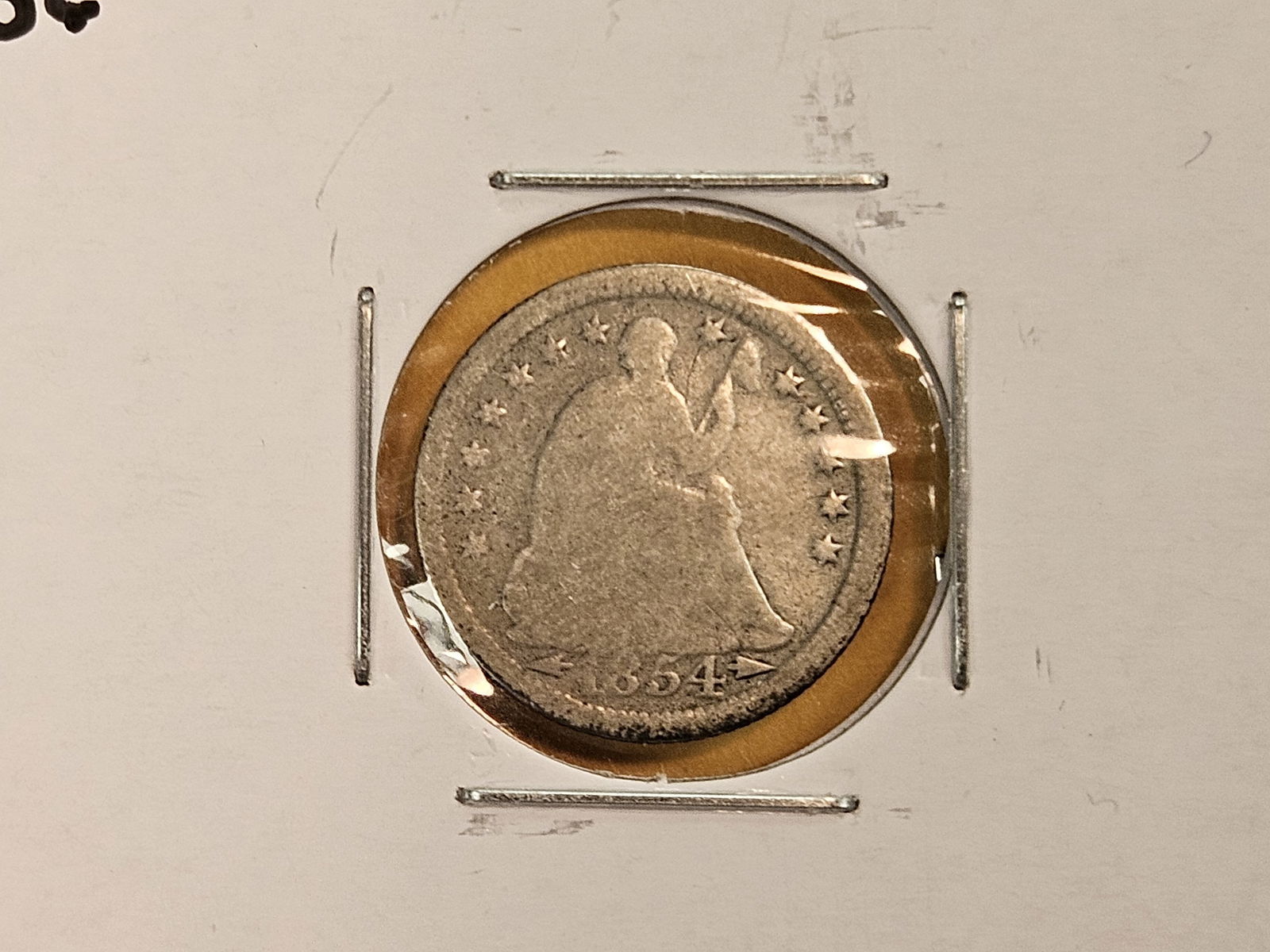 Three different Seated Liberty silver Half-Dimes - 2