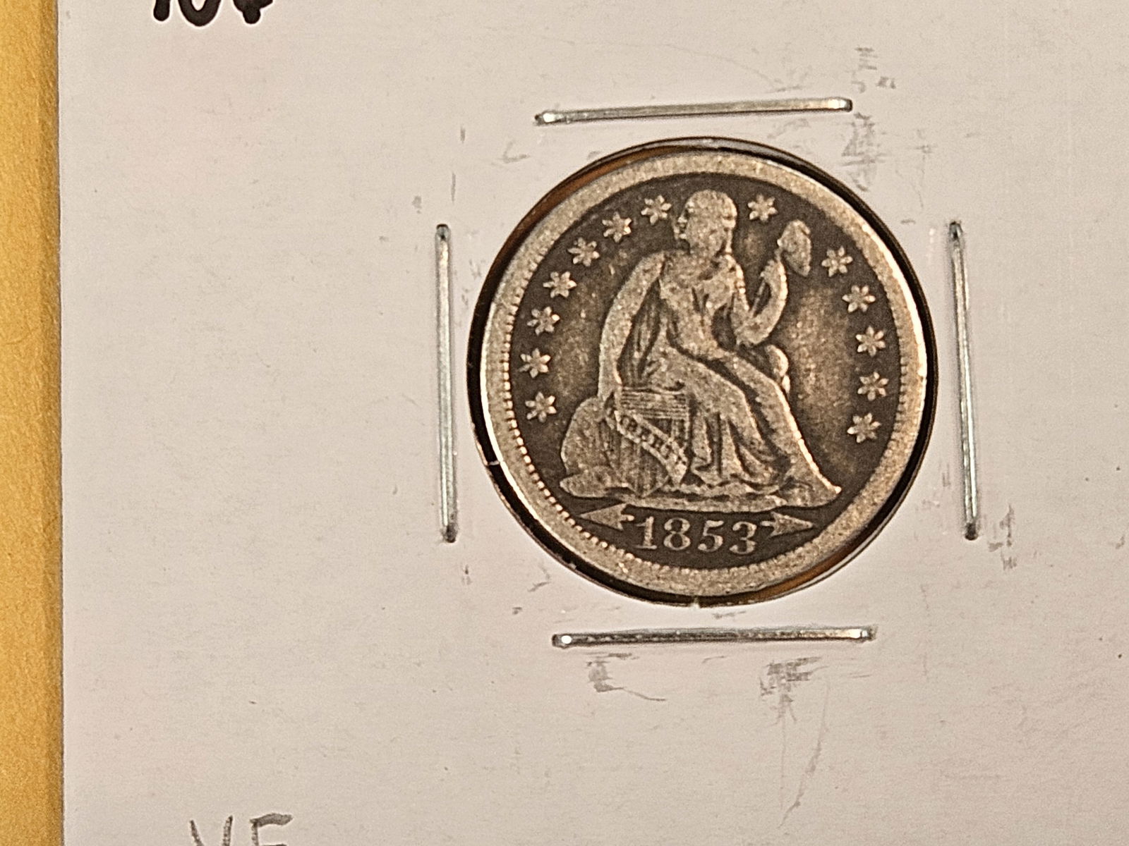 Four mixed silver Seated Liberty Dimes - 2