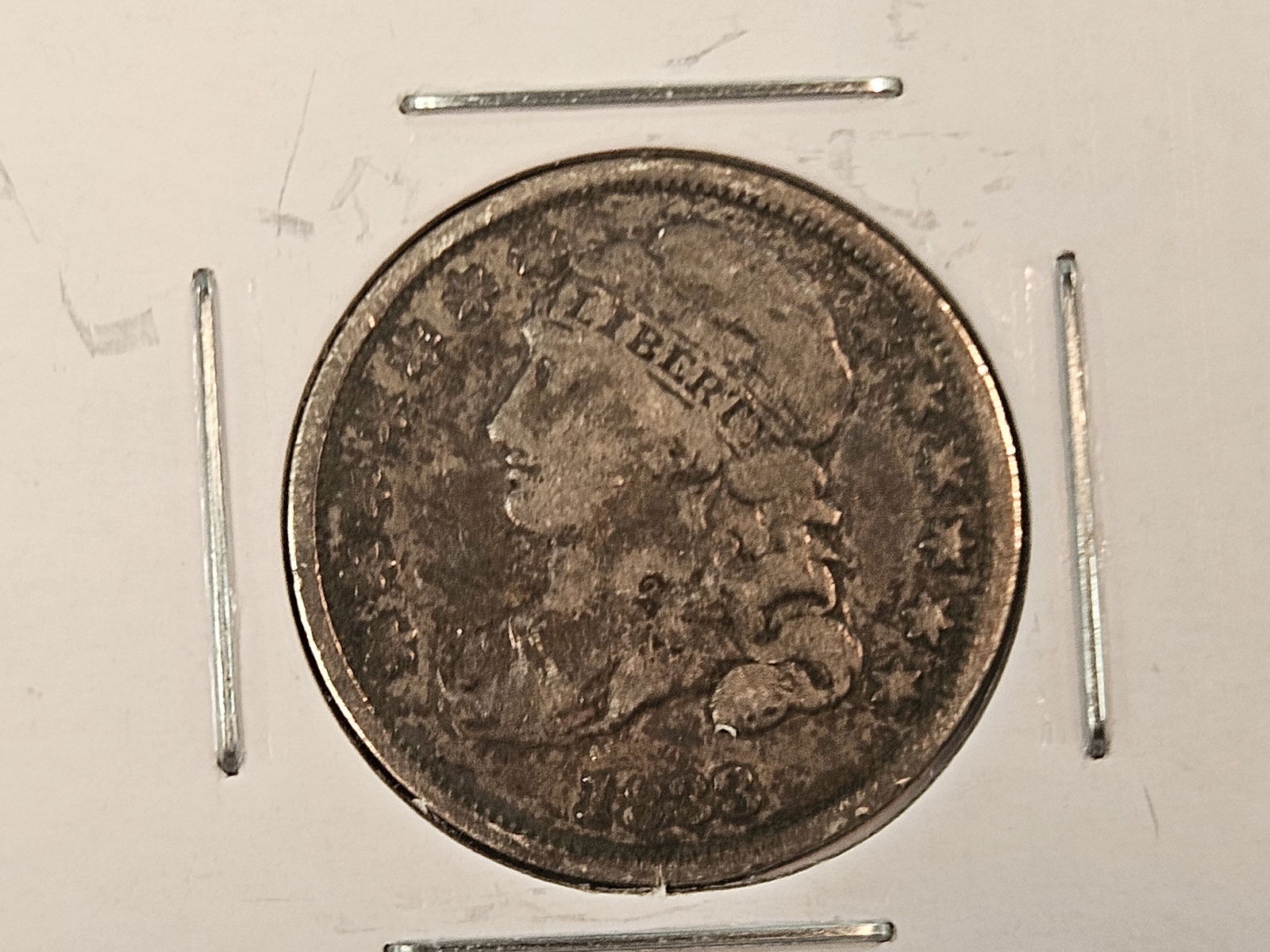 1833 and 1835 Capped Bust Silver Dimes - 2