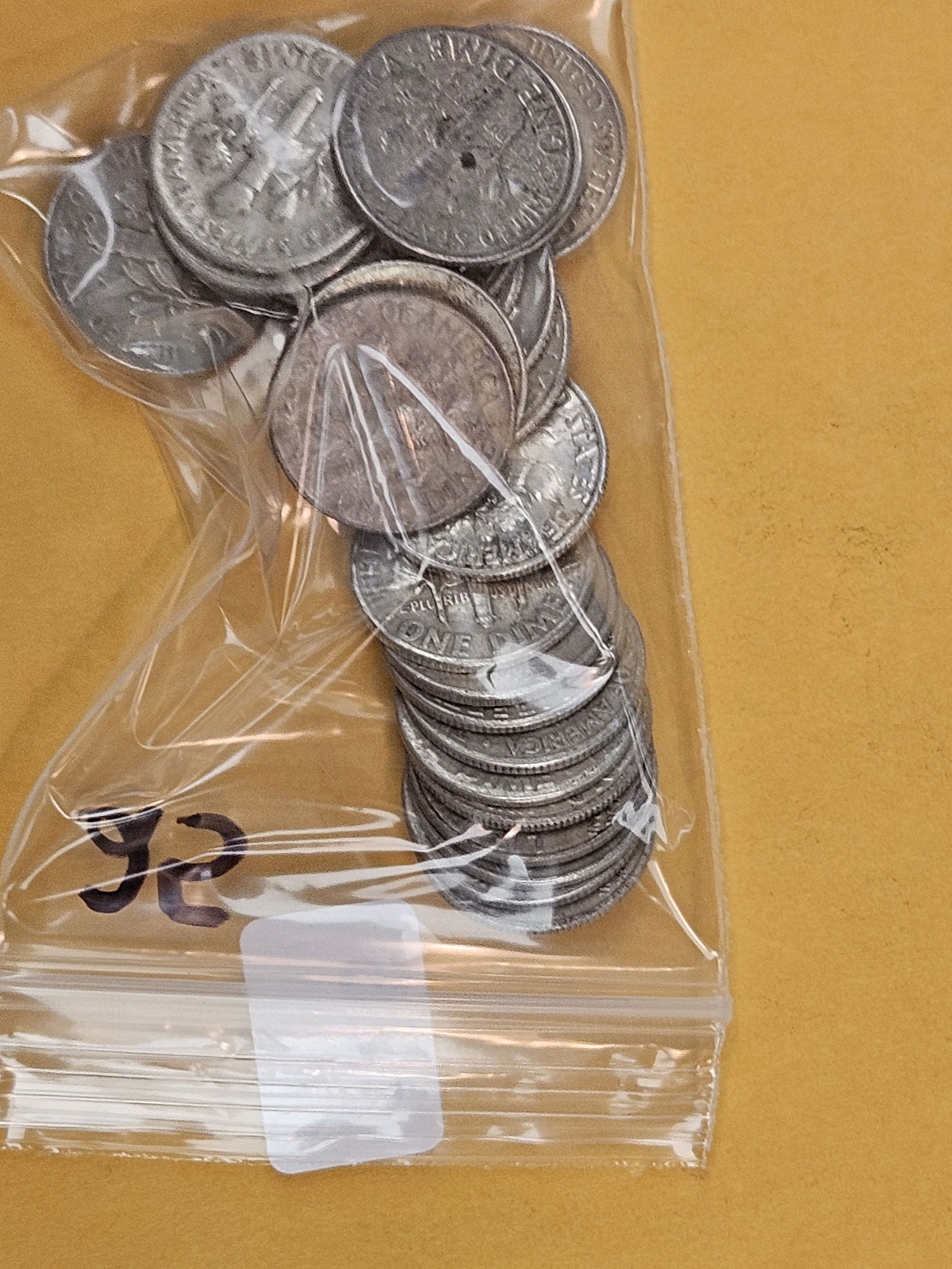 Twenty-five, mixed, Silver, Roosevelt Dimes - 2