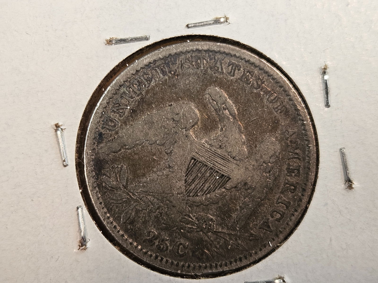 1834 Capped Bust silver Quarter - 3