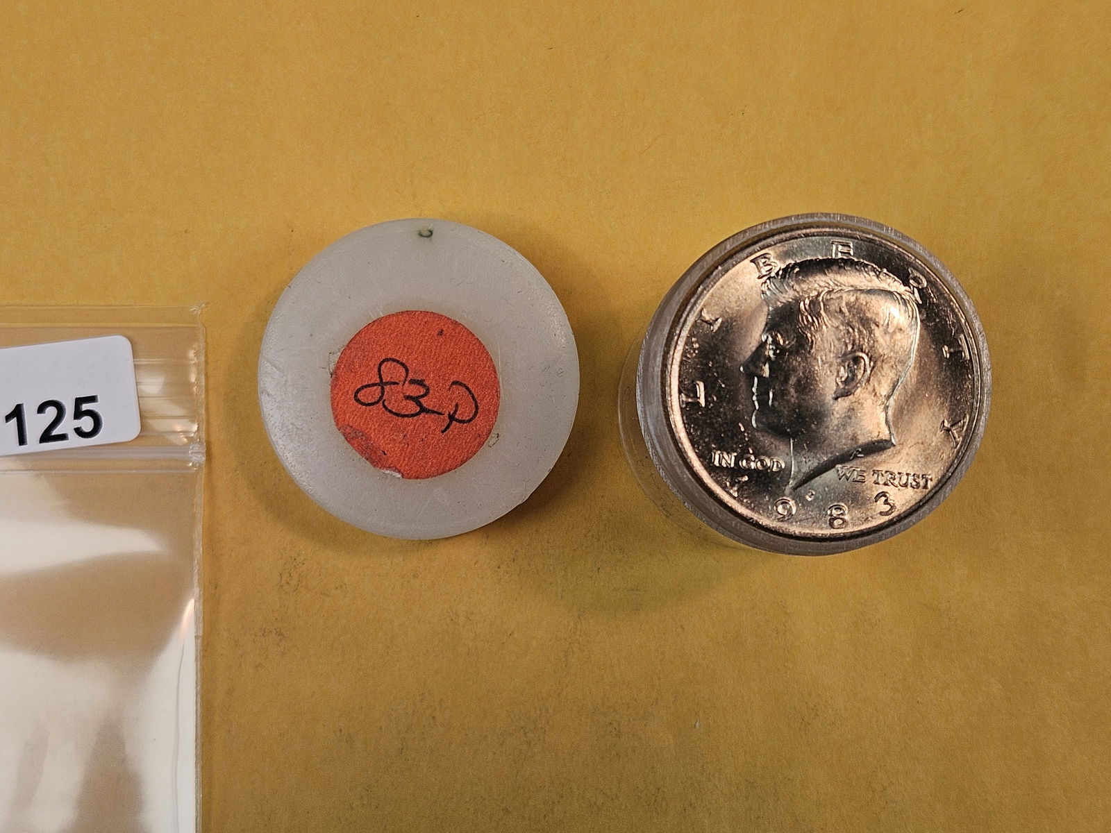 Better Date GEM Brilliant Uncirculated roll of 1983 Kennedy half Dollars: Top couple are GEM BU. Didn't search the rest 