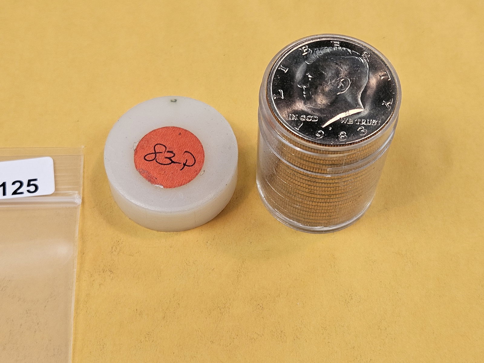 Better Date GEM Brilliant Uncirculated roll of 1983 Kennedy half Dollars - 2