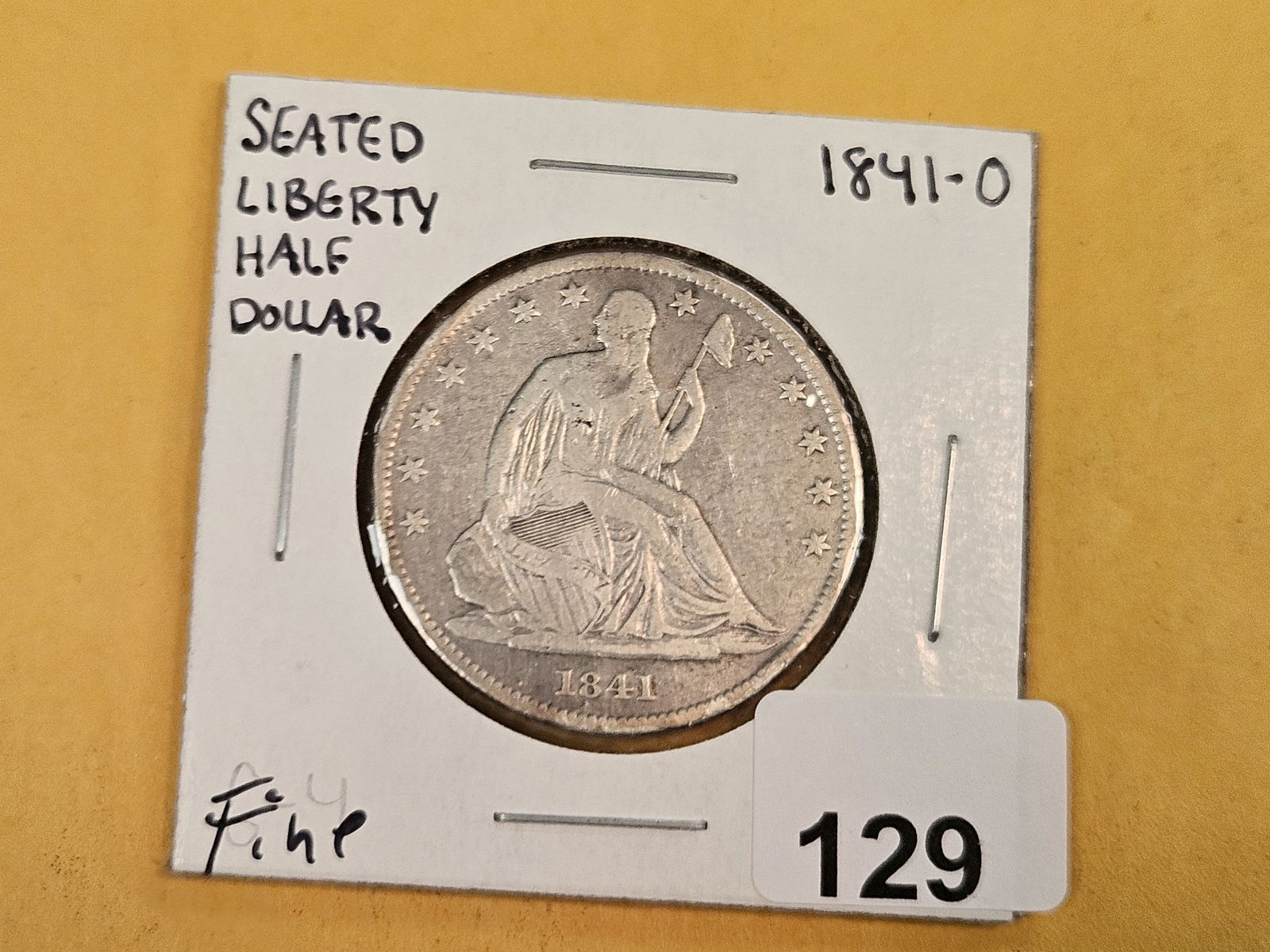 1841-O Seated Liberty silver Half Dollar - 2