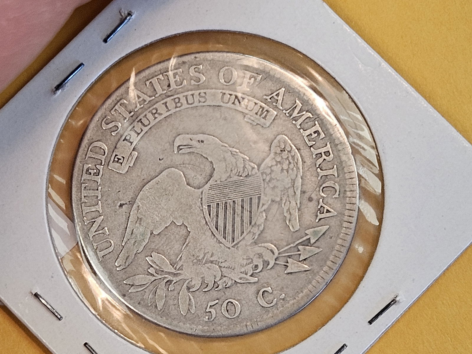 Better Date 1809 Capped Bust silver Half Dollar in Very Good - 5