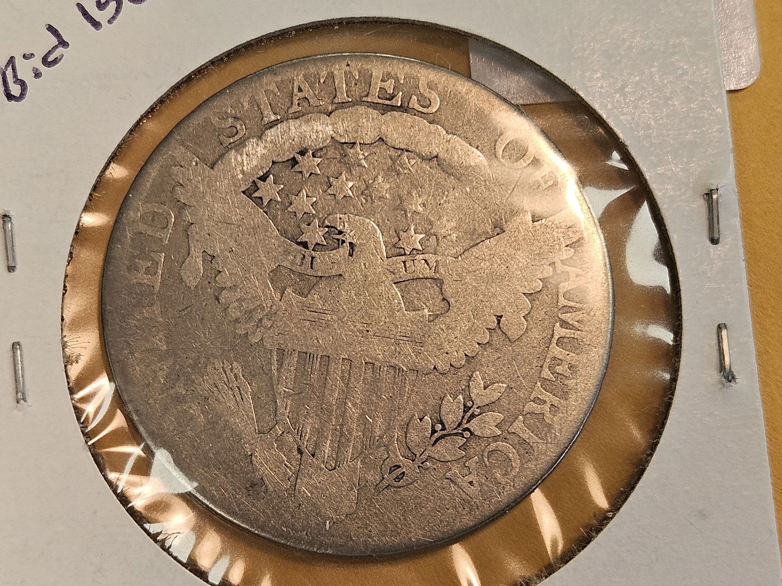 * Scarcer * 1806 Draped Bust silver Half Dollar! - 3