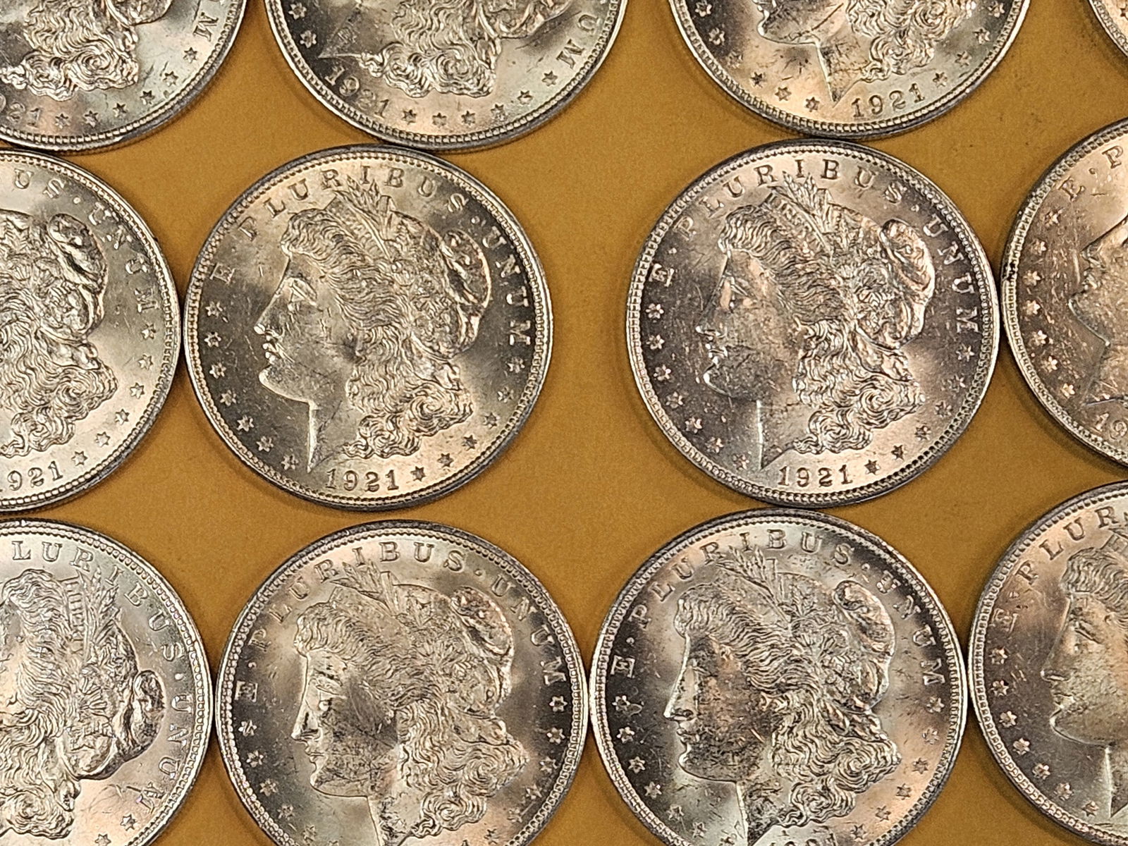 ** CHOICE Brilliant Uncirculated FULL ROLL Morgan SILVER Dollars ** - 8